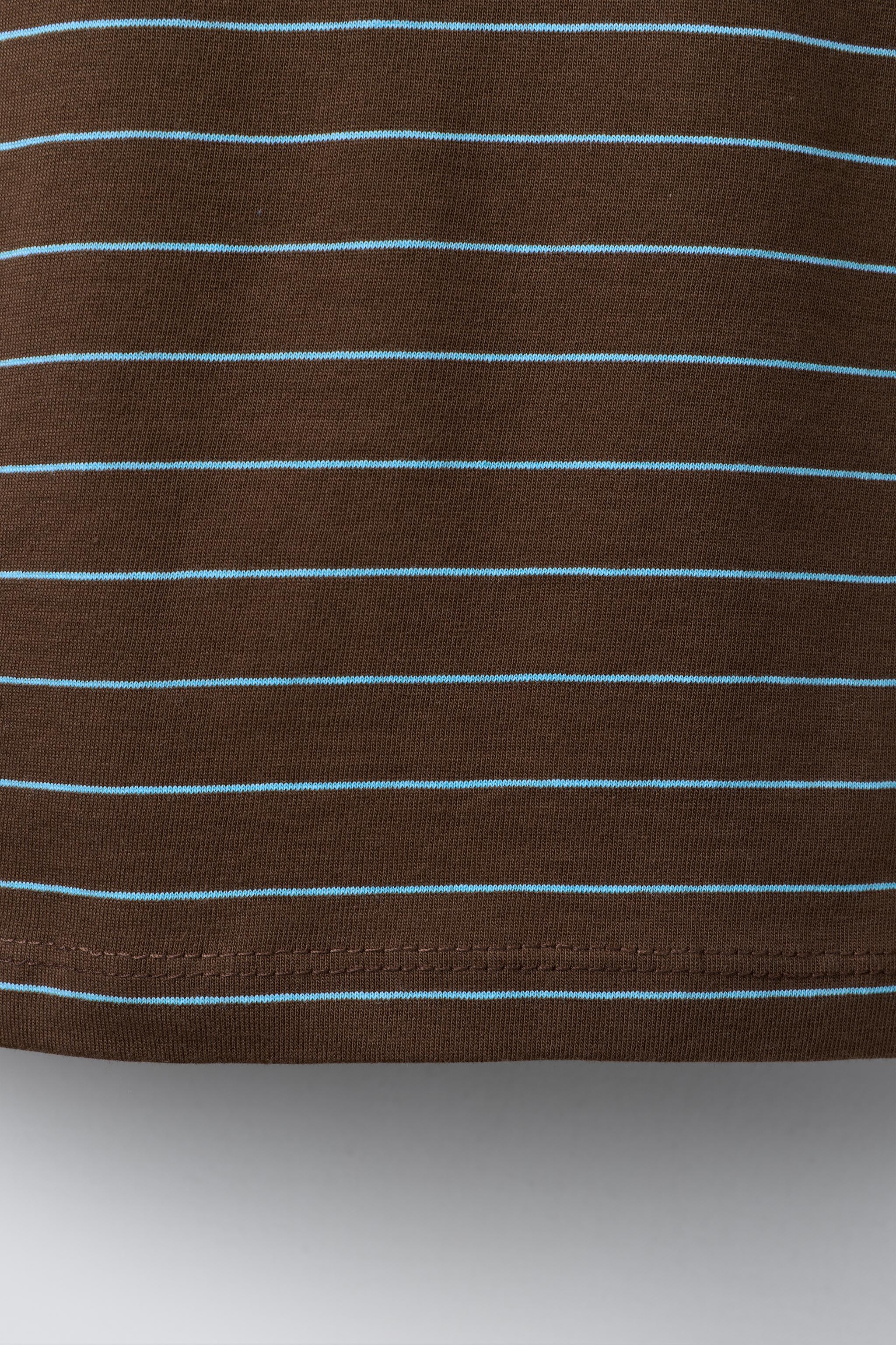 STRIPED LOGO T-SHIRT