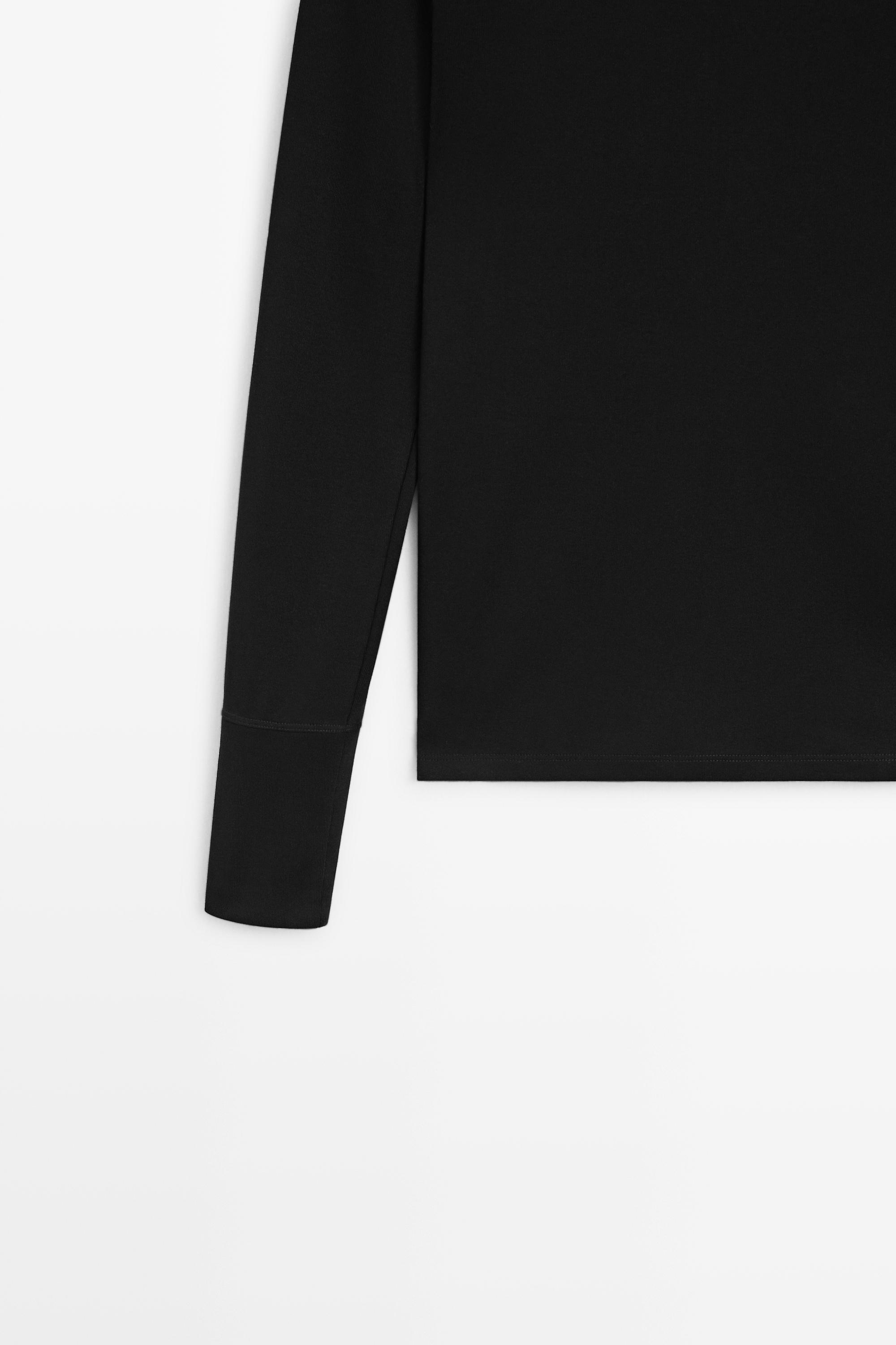 100% cotton long sleeve T-shirt