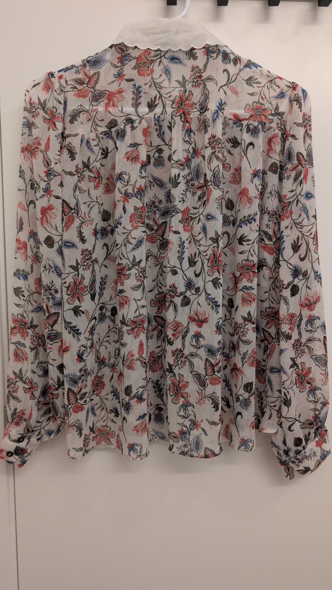 EMBROIDERED COLLAR PRINT SHIRT - Image 3