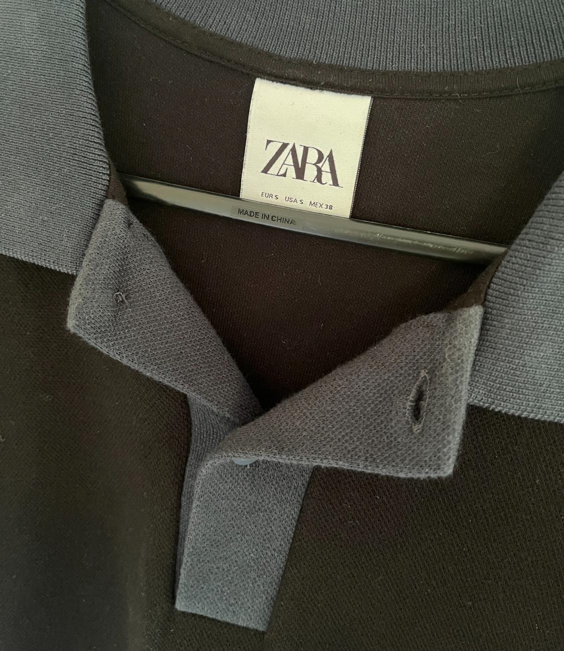 CONTRAST TEXTURED POLO SHIRT - Image 3