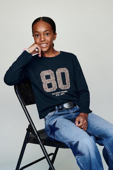 ANIMAL PRINT PATCH T-SHIRT — Anthracite grey 1