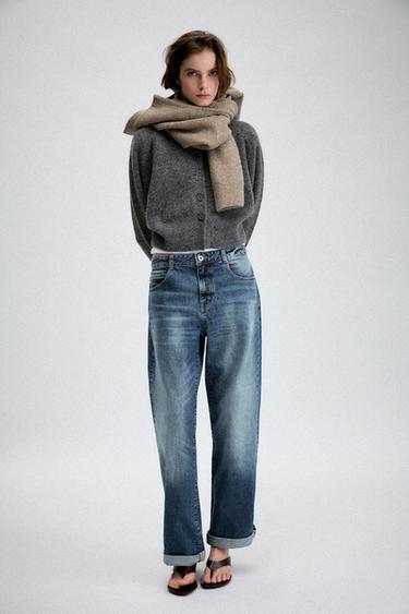 CHAQUETA PUNTO SOFT - Gris medio de Zara