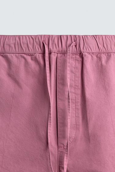 SHORT DÉLAVÉ REGULAR FIT - Rose de Zara - Image 8