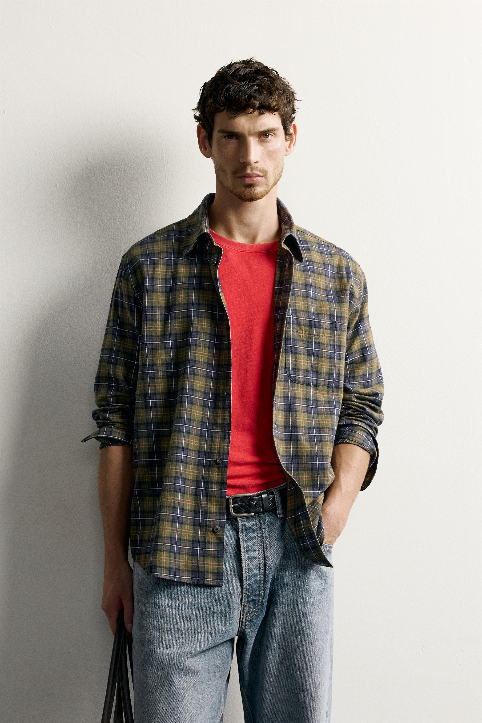 CHEMISE EN FLANELLE À CARREAUX