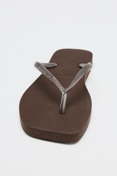 SANDALES HAVAIANAS ® x ZARA - Marron de Zara - Image 2