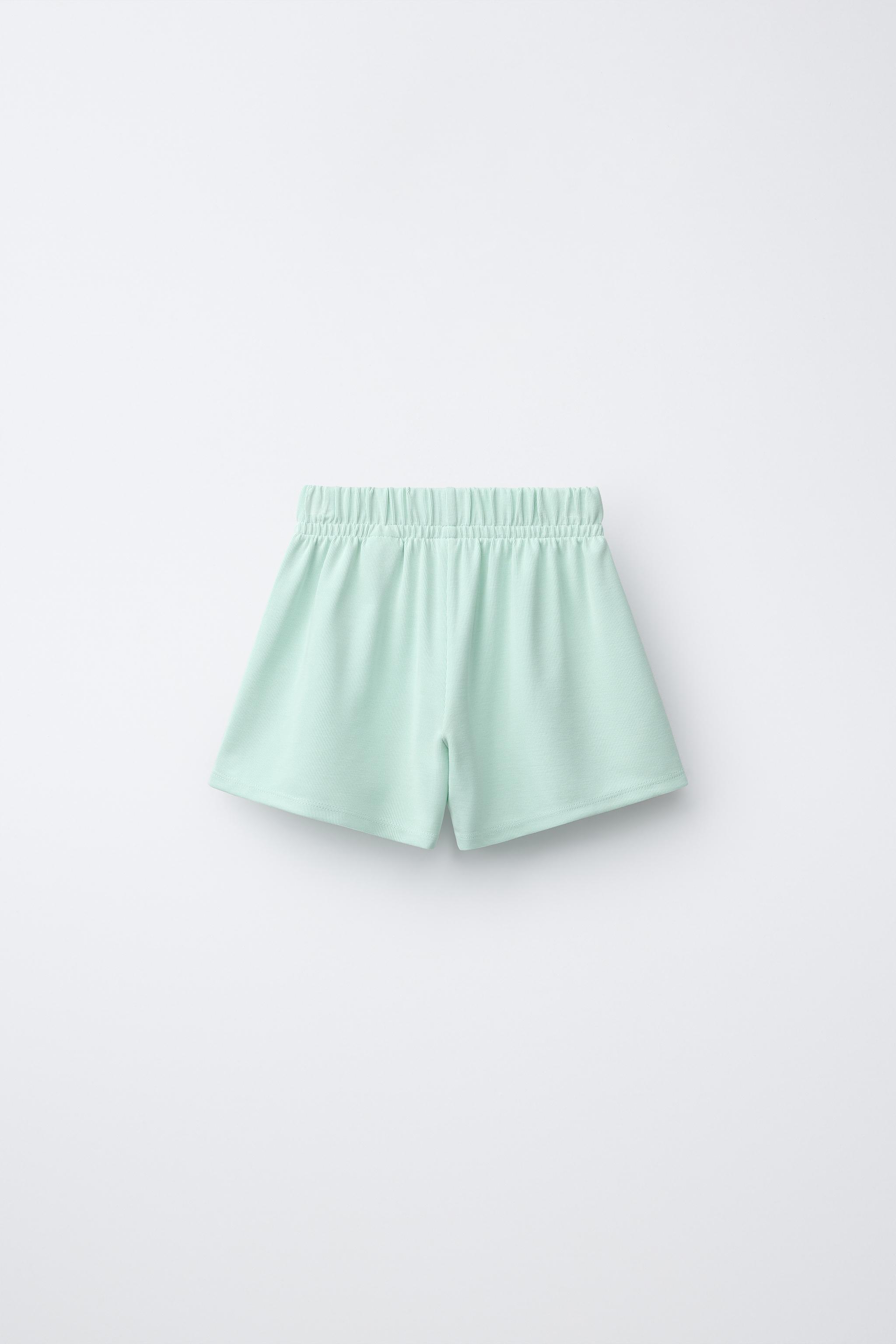 CONTRAST SIDE STRIPE SHORTS - Burgundy | ZARA United States