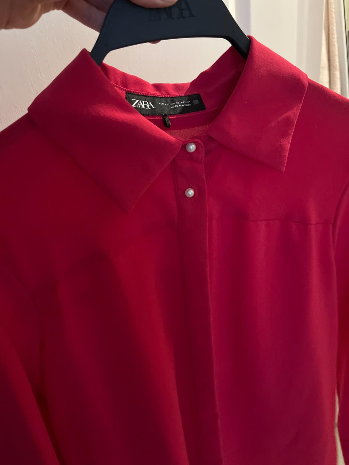 SHIRT WITH FAUX PEARL BUTTON - Image 3