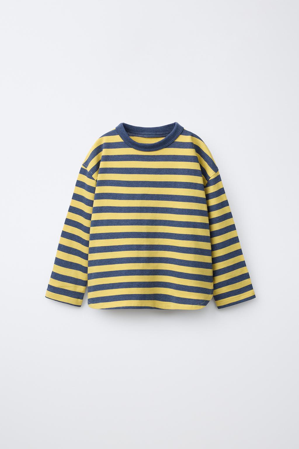 STRIPED PRINT T-SHIRT