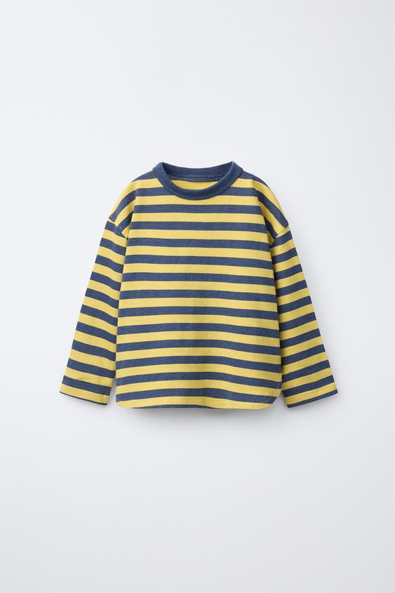 CAMISETA ESTAMPADA RAYAS - Cava de Zara - Imagen 0