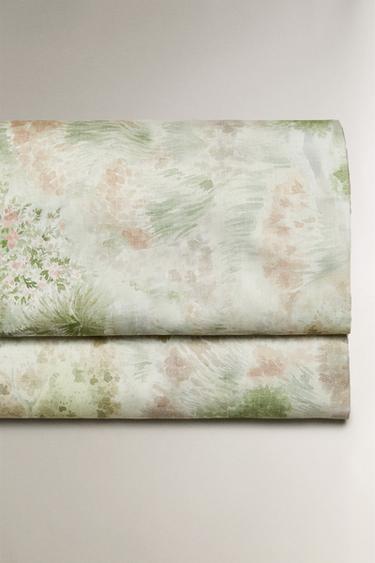 GARDEN PRINT FLAT SHEET - Green by Zara - Image 0