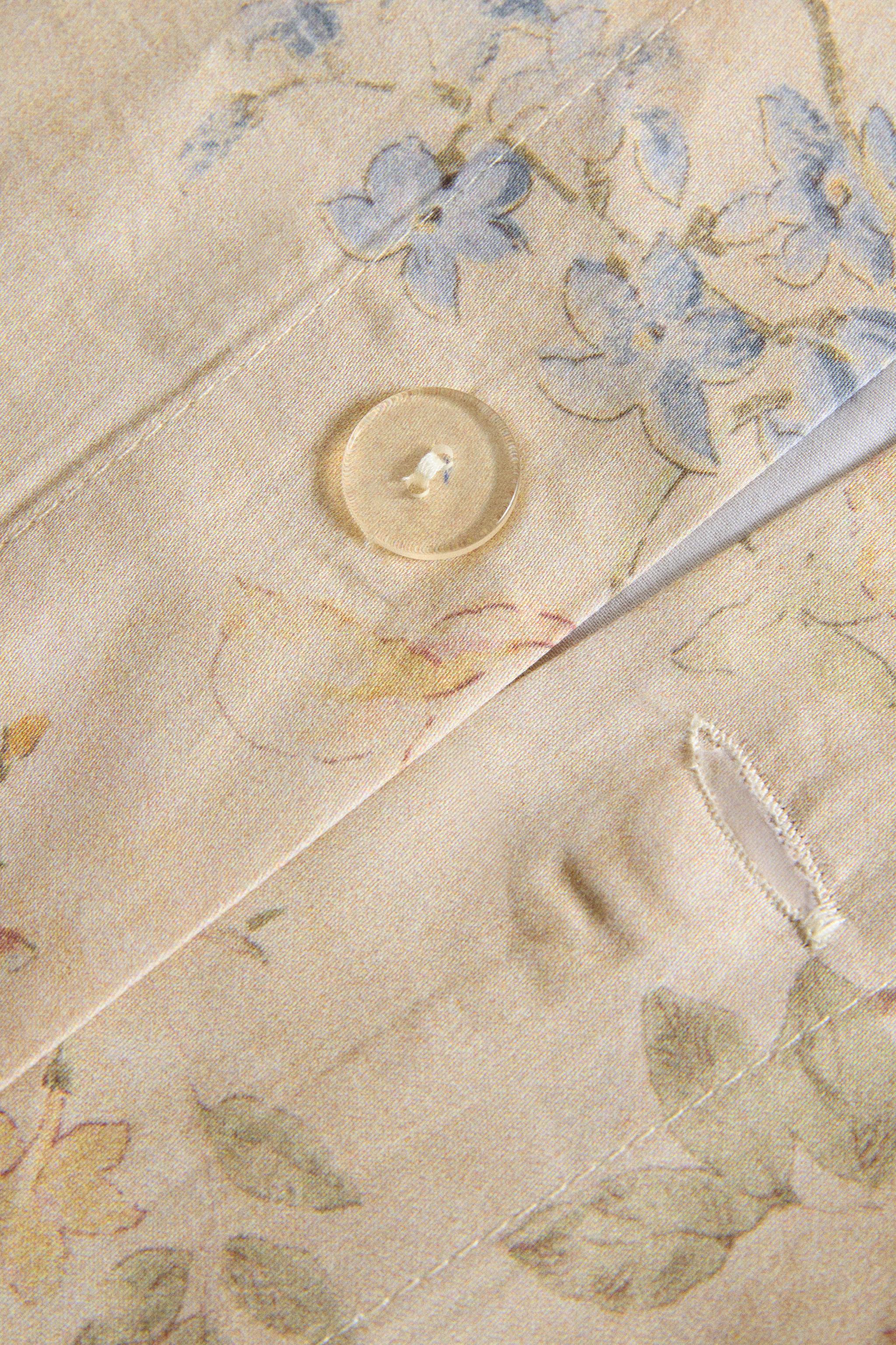 FLORAL SATEEN DUVET COVER (300 THREAD COUNT)