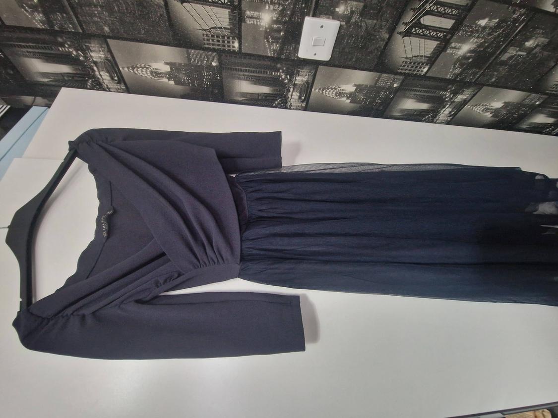 ZARA BLACK MIDI DRESS - Image 4