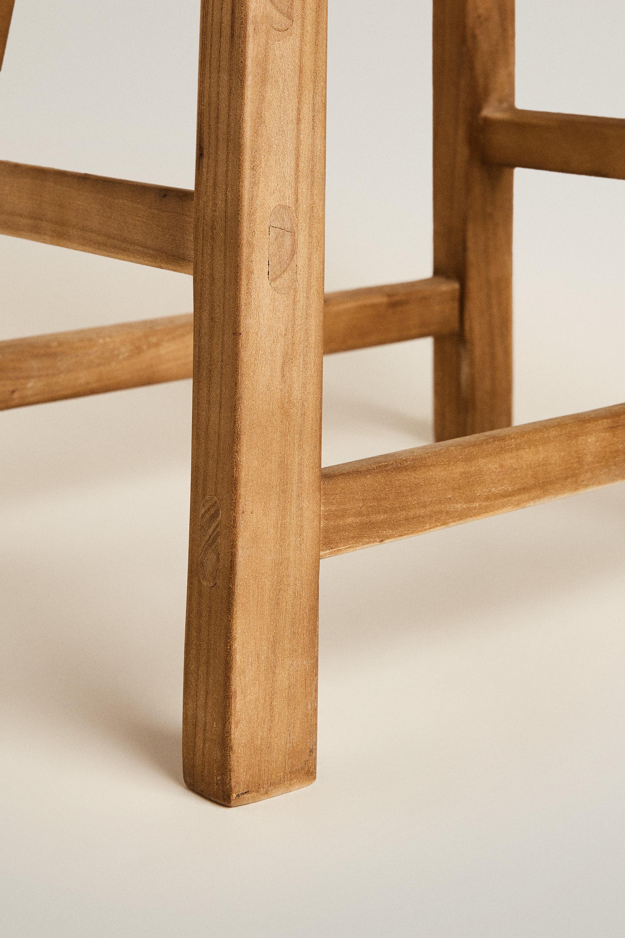 ELM WOOD STOOL