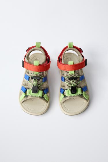 SANDALES TECHNIQUES MULTICOLORES - Multicolore de Zara - Image 3