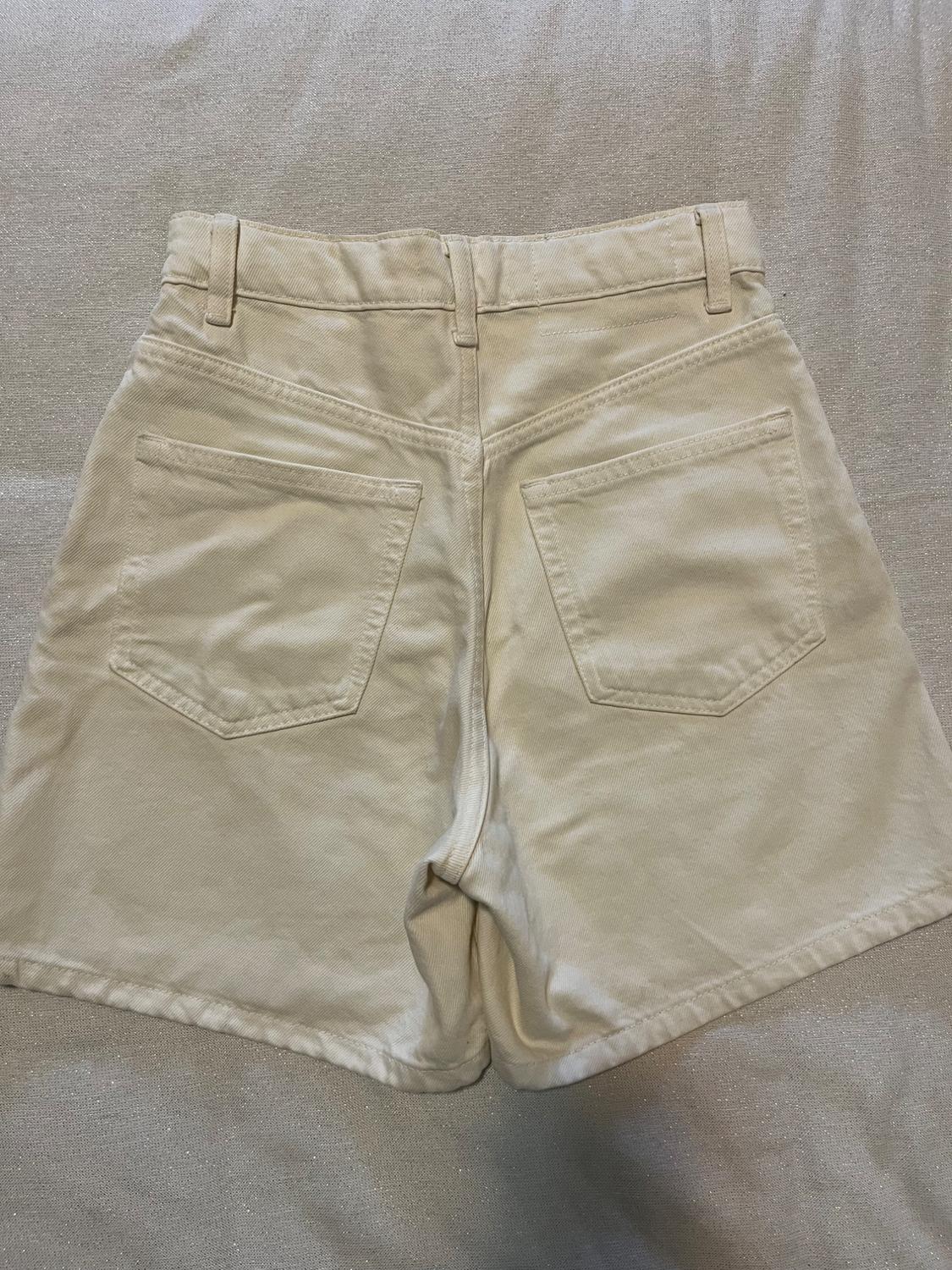 TRF HIGH-RISE MOM FIT DENIM BERMUDA SHORTS - Image 2