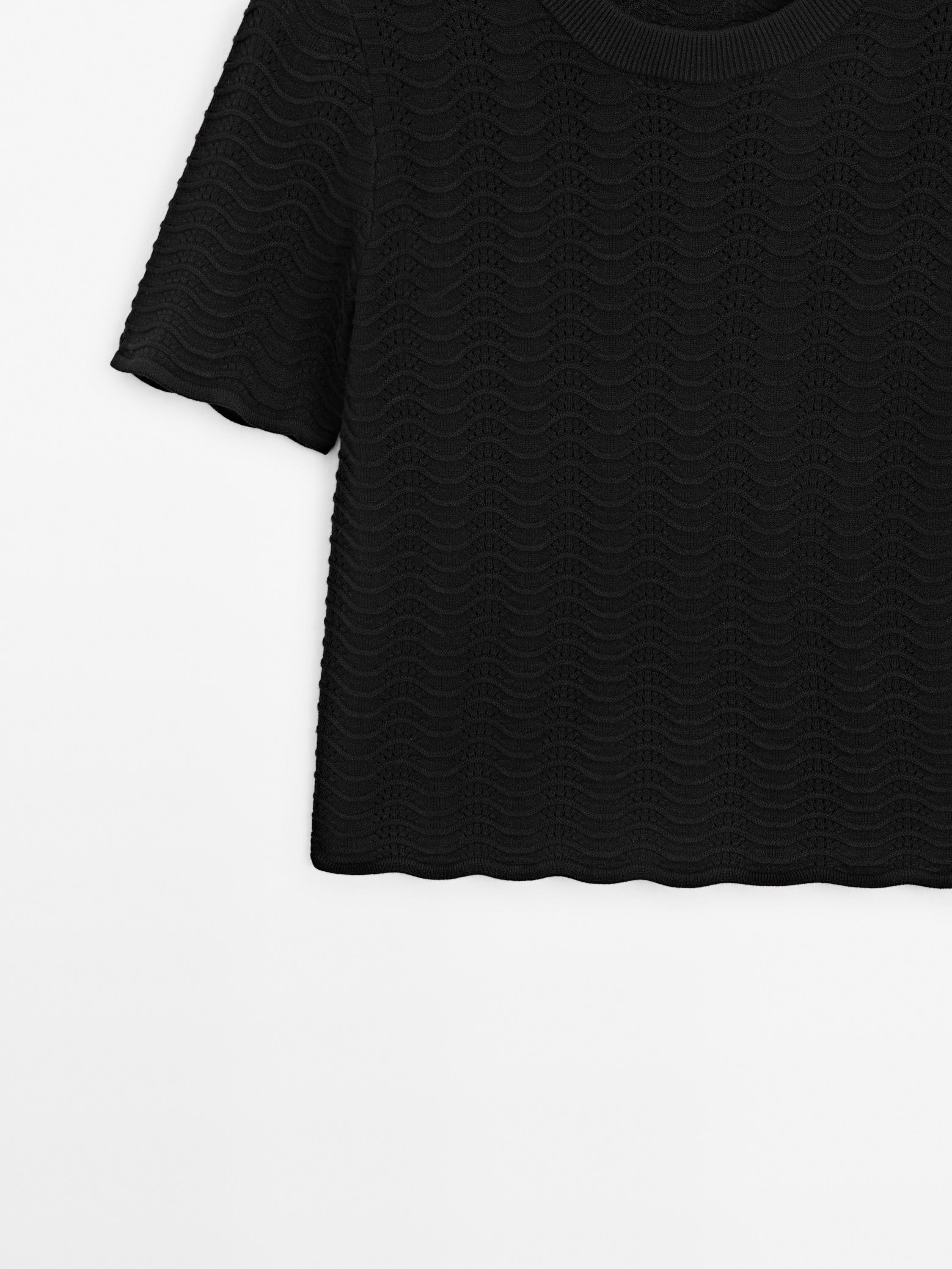 Alpha60 Knitwear  Zelle Knit Sweat Chocolate-Cobalt-Ink-Black - Womens —  Neurosignallab