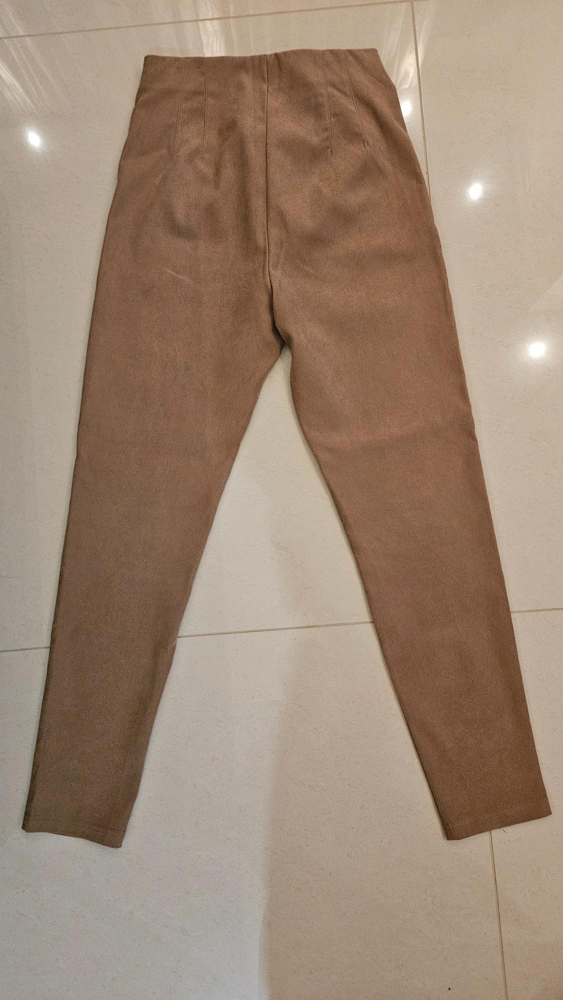 FAUX SUEDE TROUSERS - Image 5