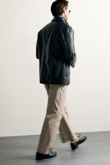 SKINNY FIT CHINO TROUSERS - Beige by Zara