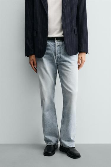 JEANS STRAIGHT BOOTCUT FIT - Azul claro de Zara
