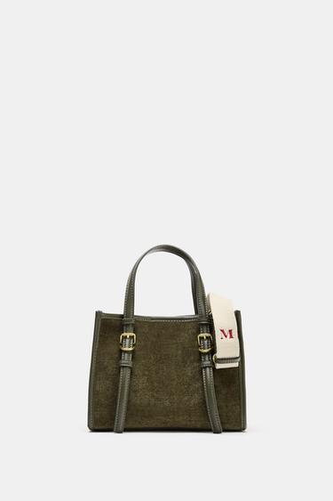 MINI SAC SHOPPER - Vert de Zara - Image 6
