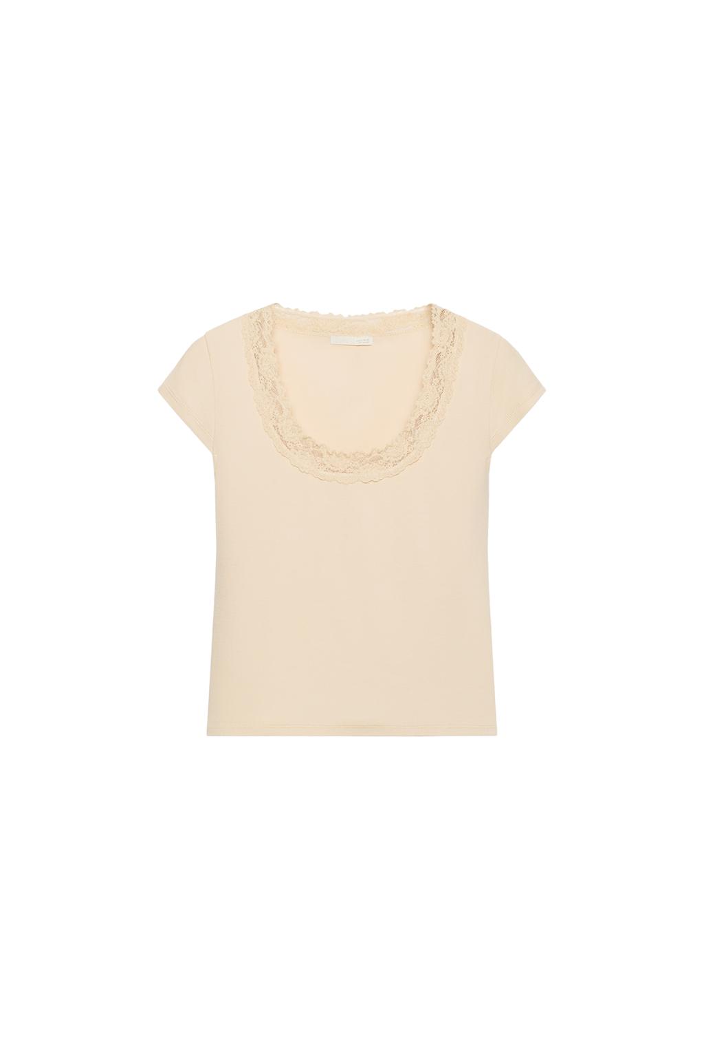 SCOOP NECK LACE TOP - image 3