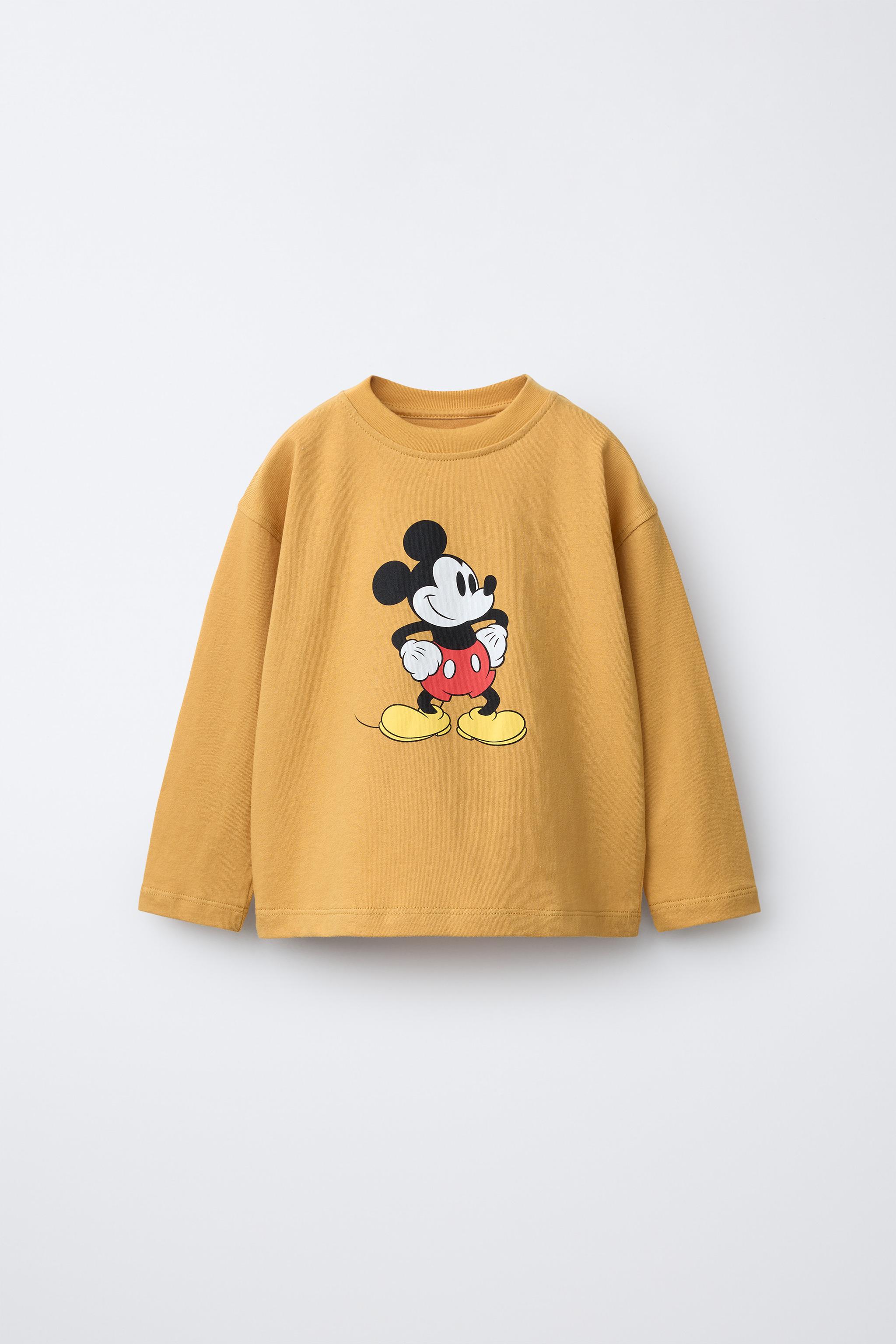 MICKEY MOUSE © DISNEY PRINTED T-SHIRT - Mustard | ZARA United States