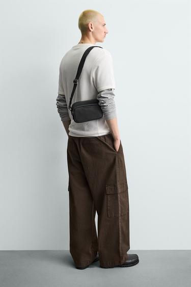 BANDOLERA NYLON - Negro de Zara - Imagen 0