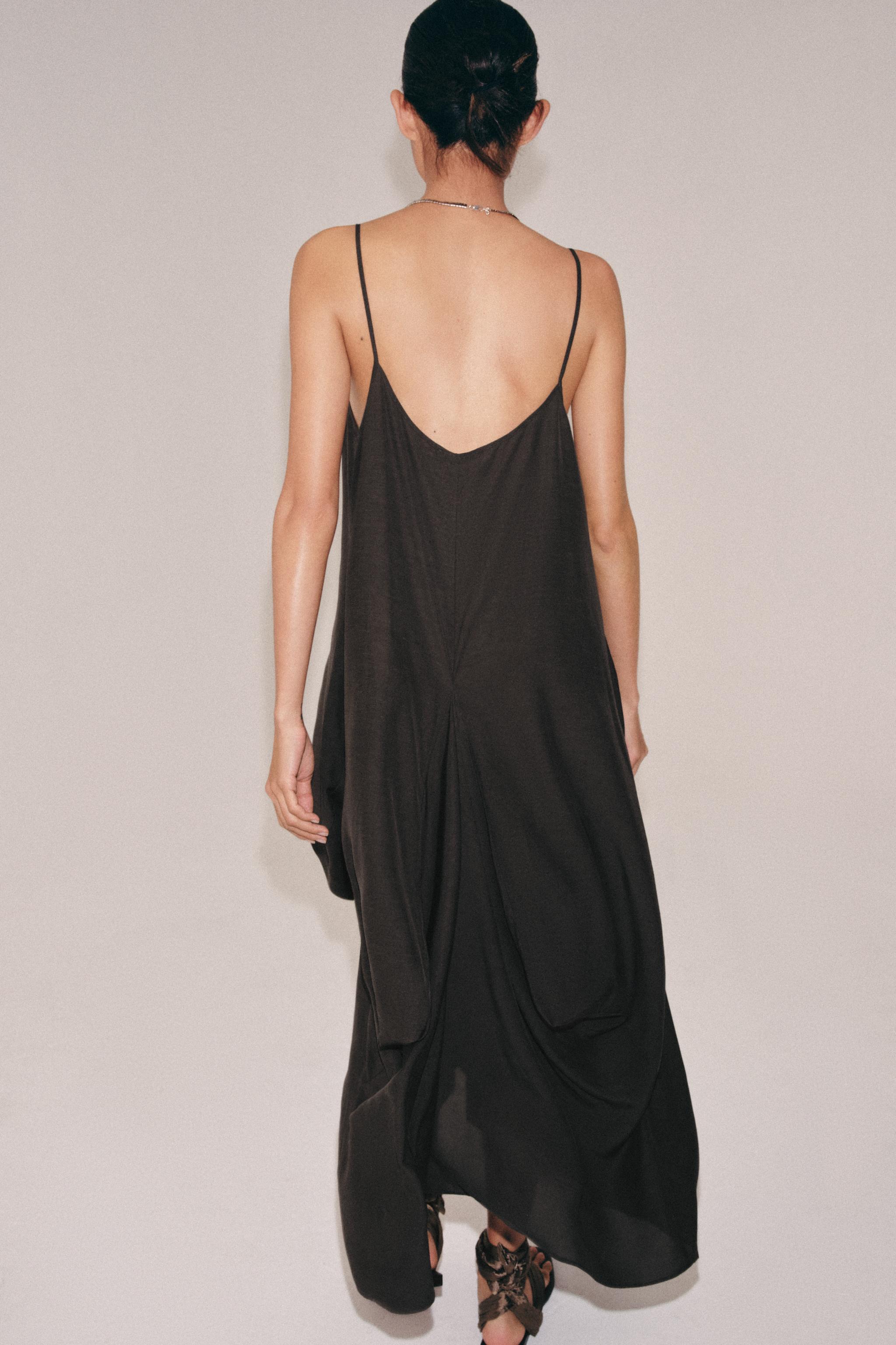 ZW COLLECTION DRAPED VOLUMINOUS DRESS