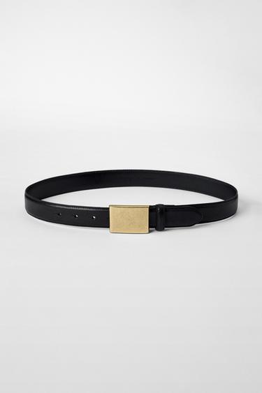 LEATHER BOBBY GILLESPIE X ZARA BELT - Black by Zara