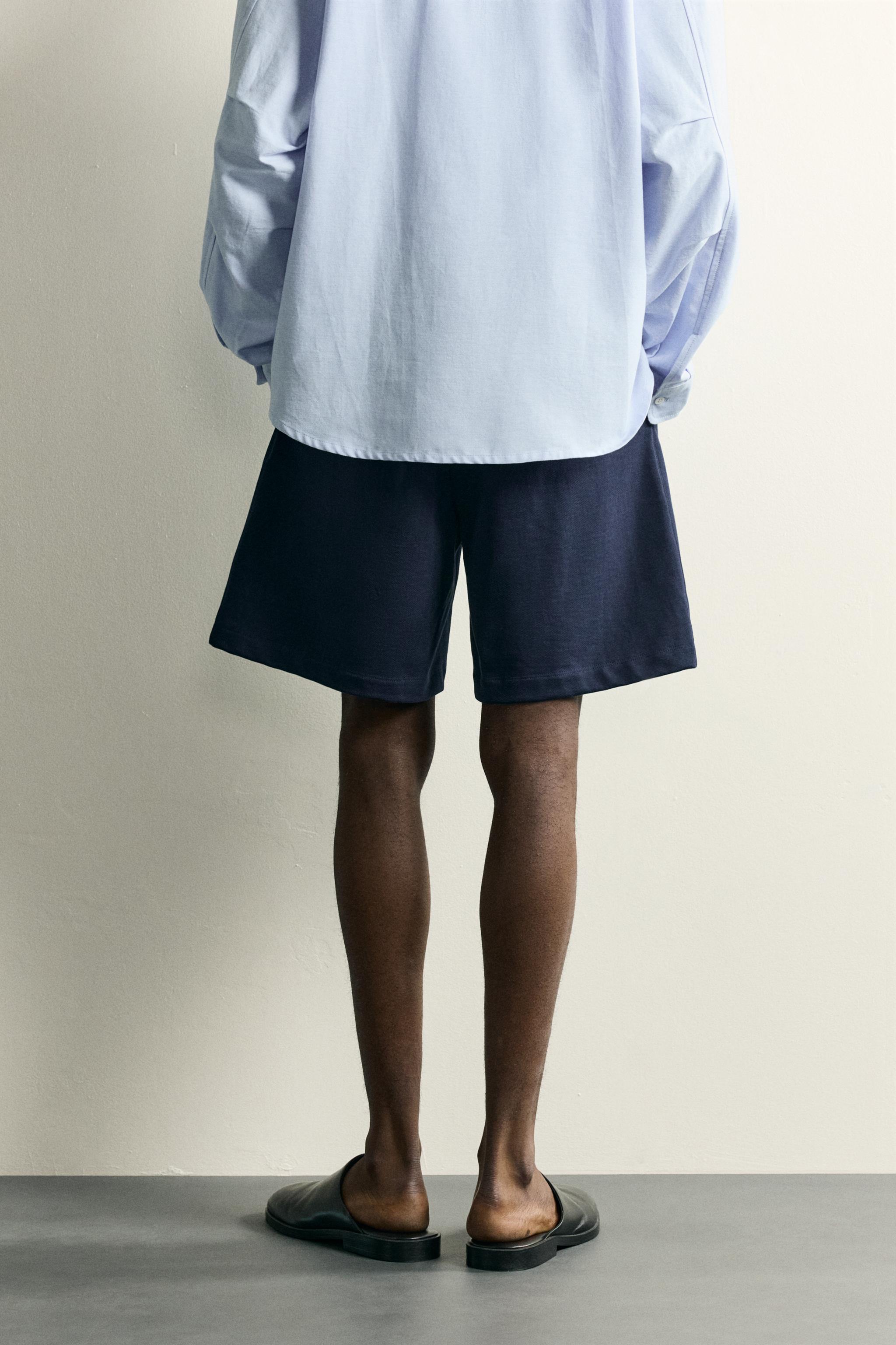 CONTRAST WAIST JOGGER SHORTS