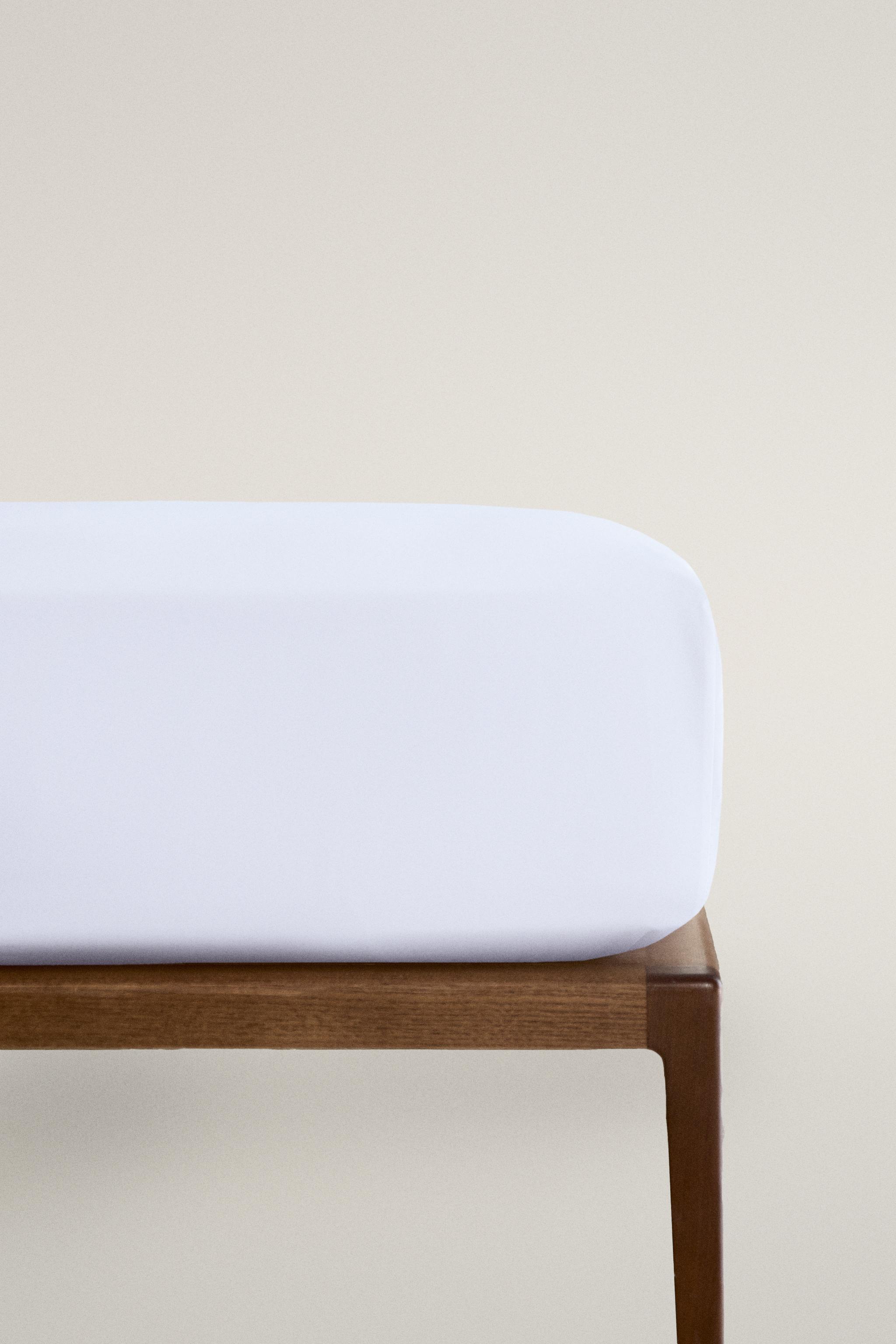 PERCALE FITTED SHEET | 40 CM HIGH (500 THREAD COUNT)