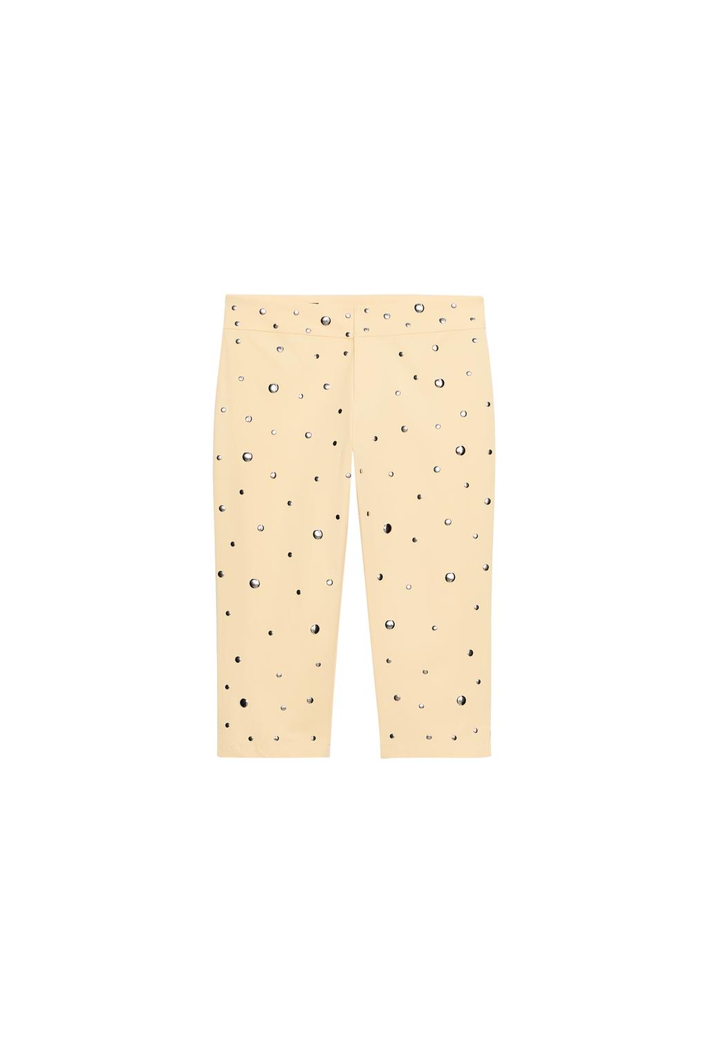 STUDDED CAPRI PANTS - image 3