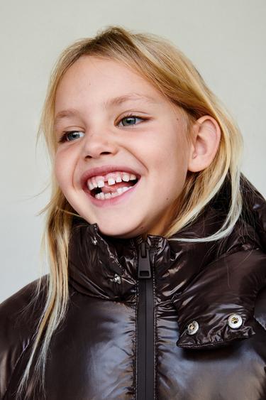 WATER-REPELLENT AND WIND-RESISTANT FEATHER DOWN JACKET - Dark brown by Zara