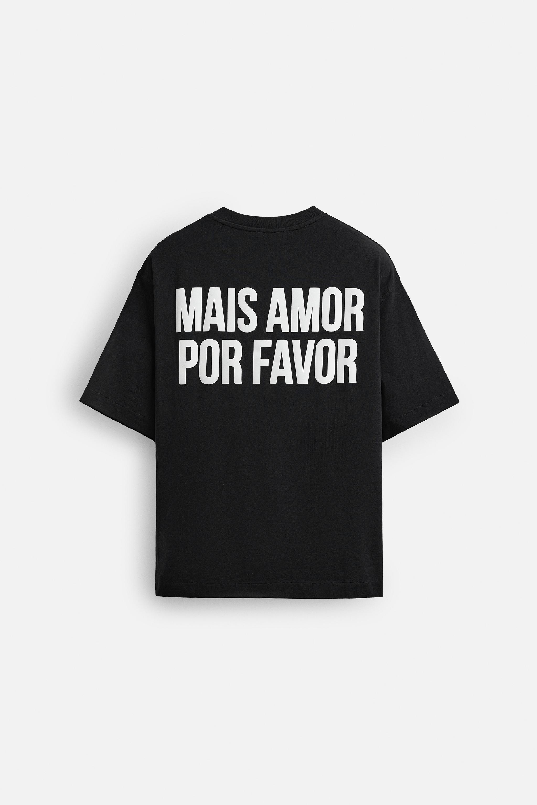 【ZARA】LIMITED EDITION ラバーテキストTシャツ 6224/407/250 ZARA】限定LIMITED EDITIONラバーテキストTシャツ 6224/407