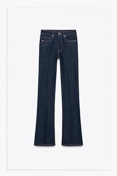 JEANS ZW COLLECTION BOOTCUT FULL LENGTH TIRO MEDIO - Azul de Zara