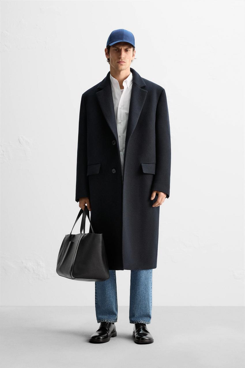 overcoat（oomaru）｜コート ネイビー Size F 見よ