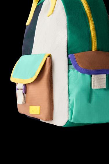 MOCHILA MULTICOLOR - Verde de Zara