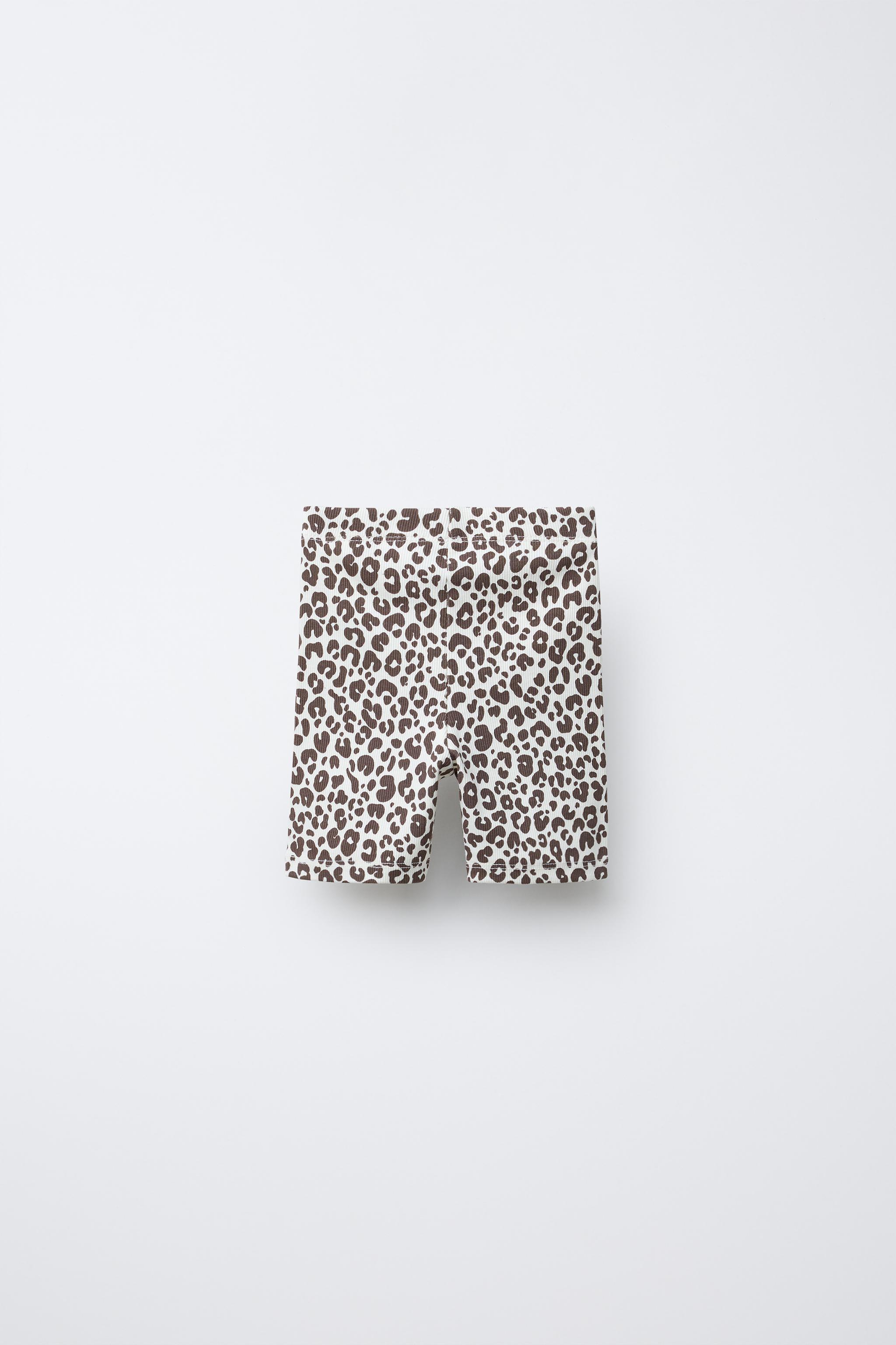 LEGGING CÔTELÉ CYCLISTE Écru ZARA Canada - Main Image