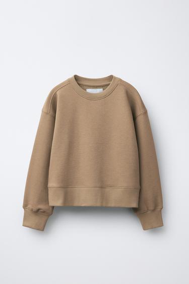SUDADERA JOGGING BÁSICA - Camel claro de Zara
