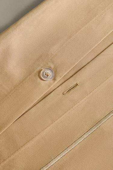 HOUSSE DE COUETTE SATIN DOUBLE FESTON - Beige de Zara - Image 3