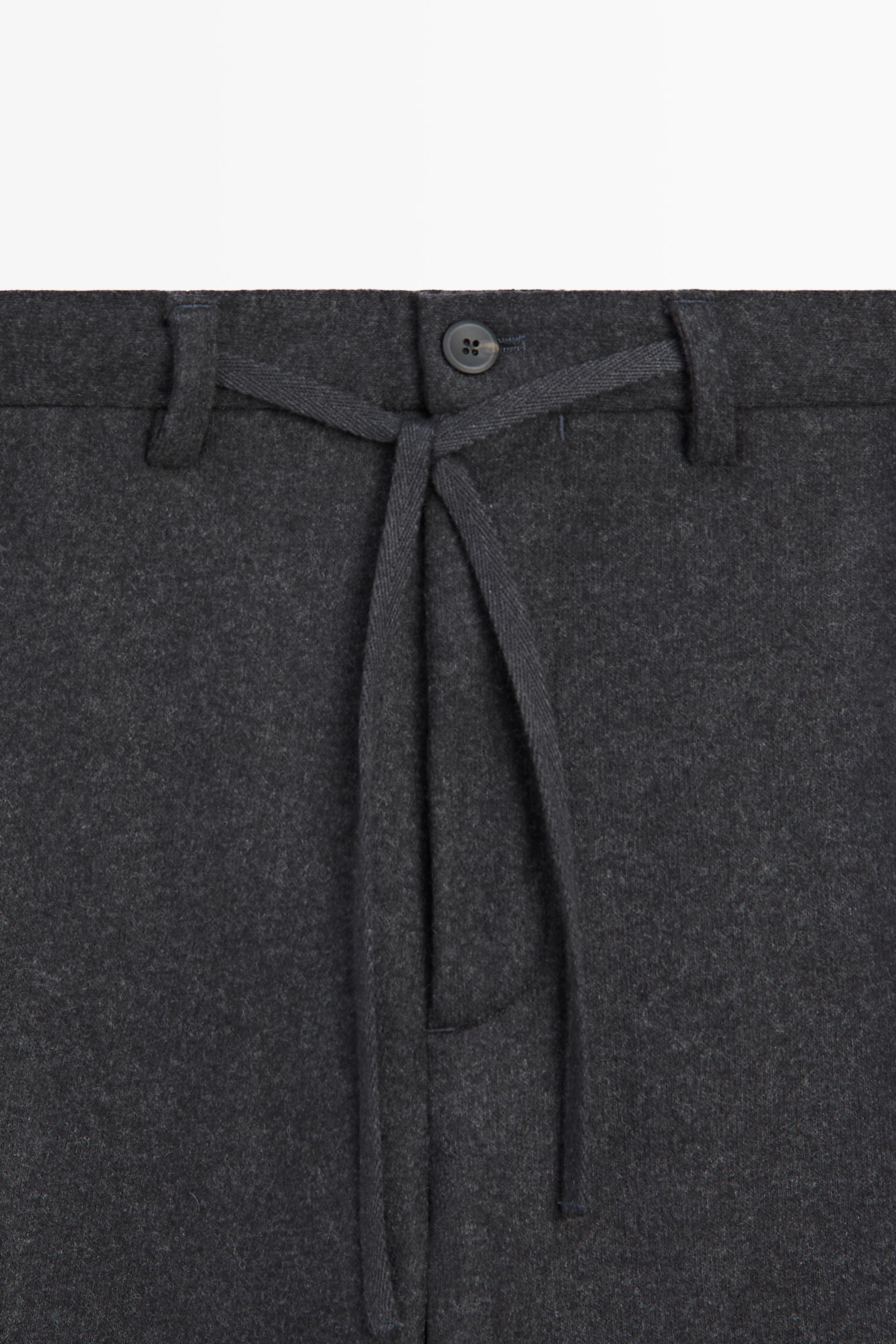 Pantalon 100 % laine total look