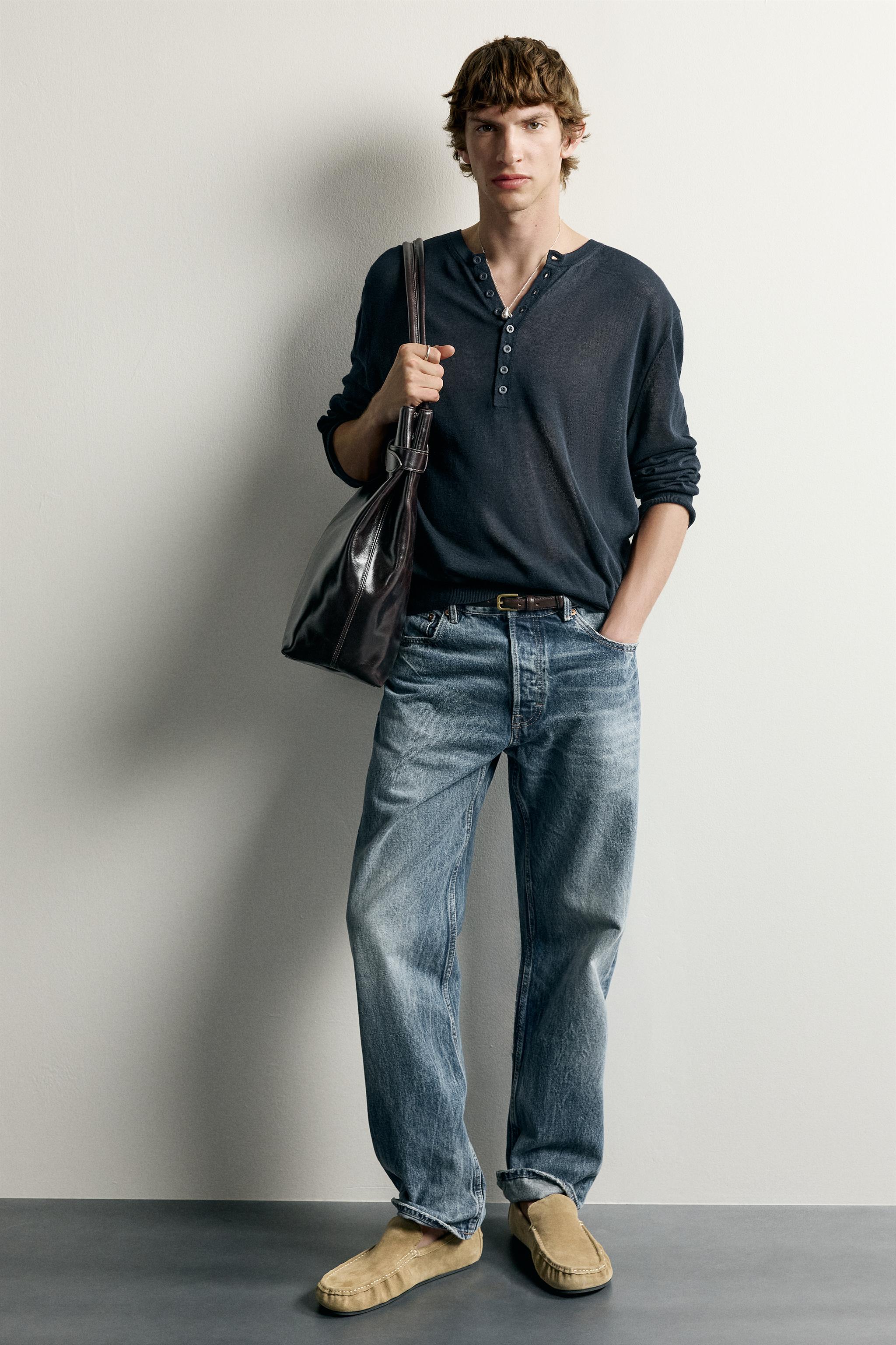 LEATHER LOAFERS