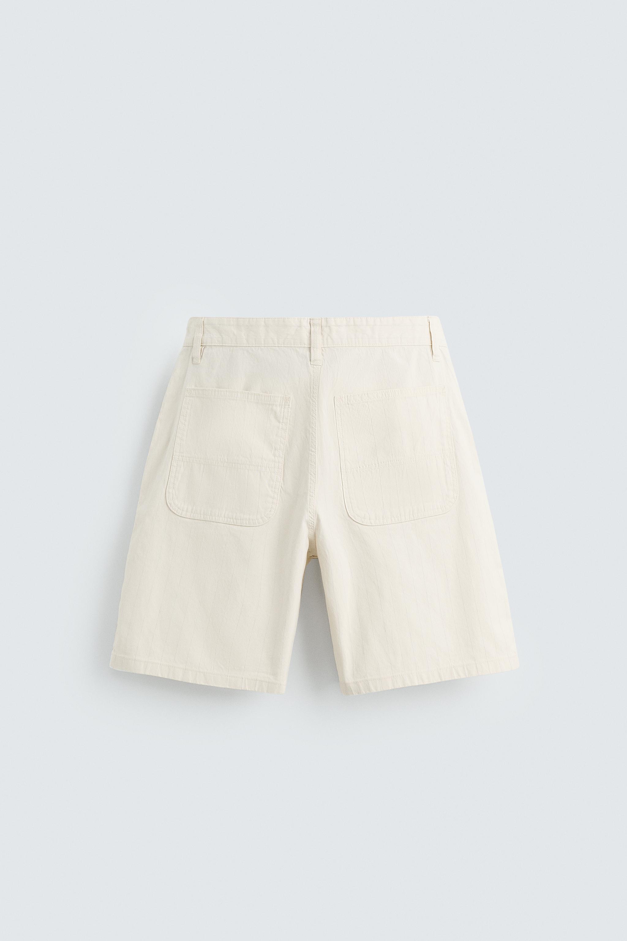 BERMUDA REGULAR FIT RAYURES