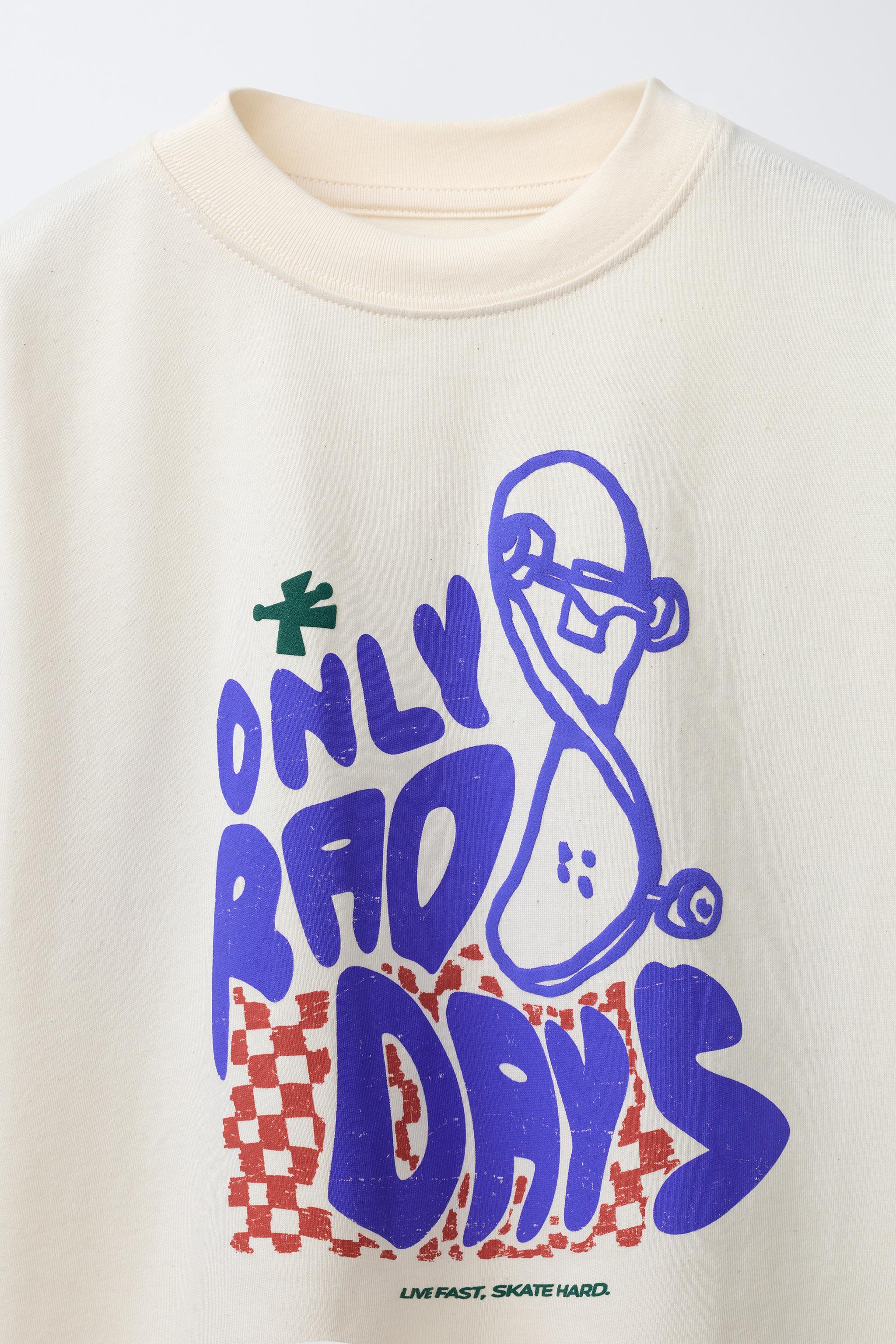 PRINTED LABEL T-SHIRT