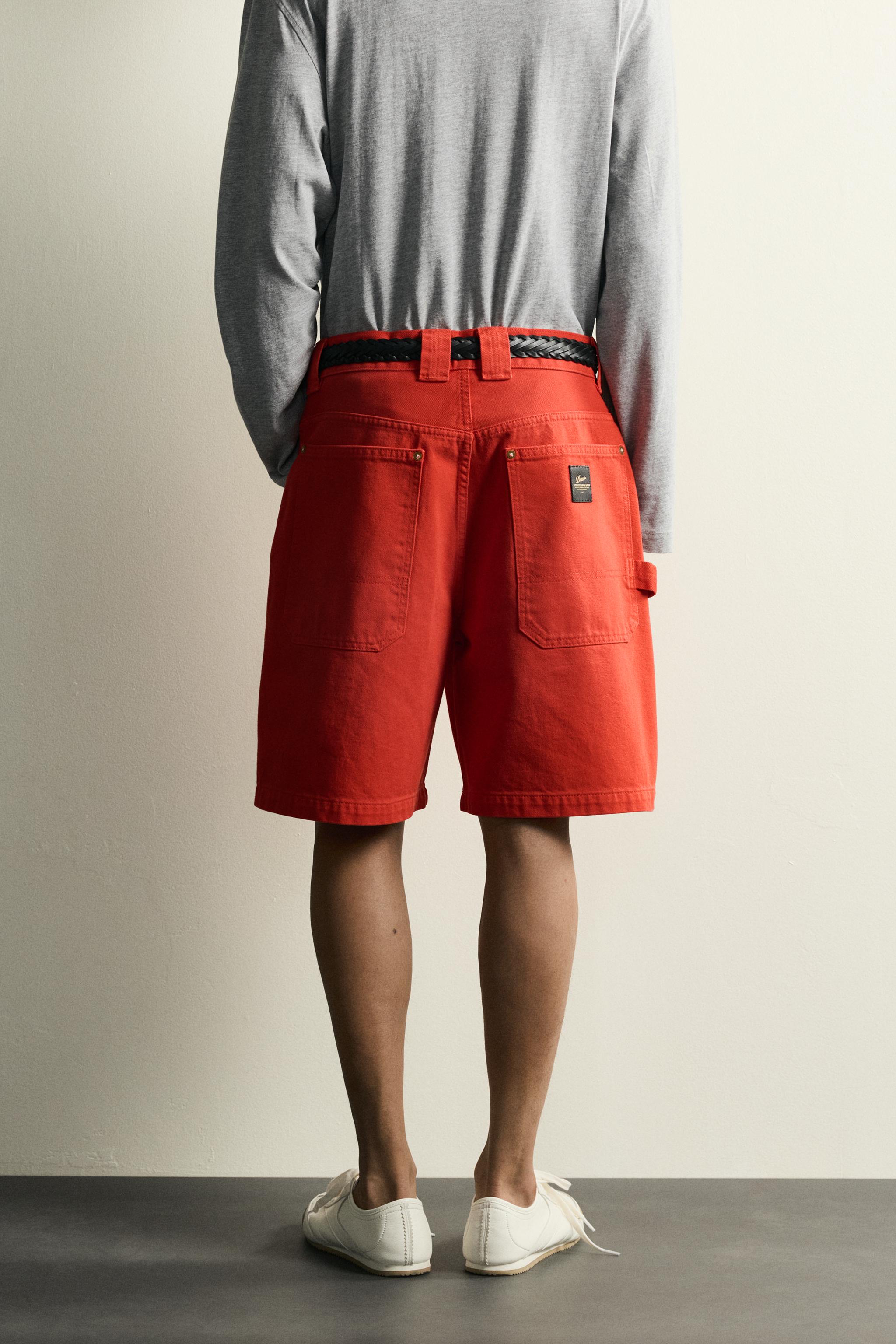 RELAXED FIT COTTON SHORTS