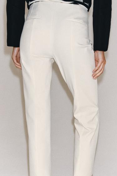 PANTALON COURT ZW COLLECTION - Écru de Zara - Image 3