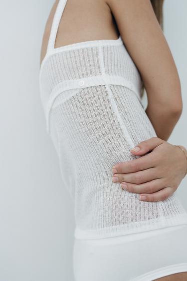 TOP PUNTO BOTONES - Crudo de Zara