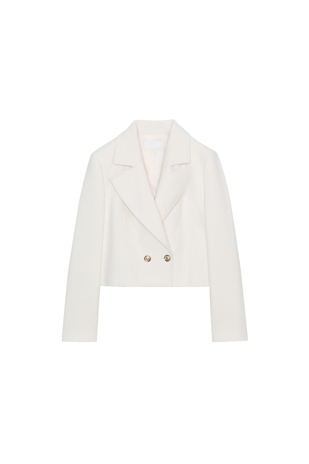 CROPPED DOUBLE-BREASTED BLAZER - image 3