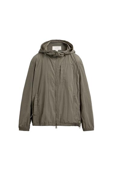 BLOUSON TECHNIQUE LÉGER - Vert gris de Zara
