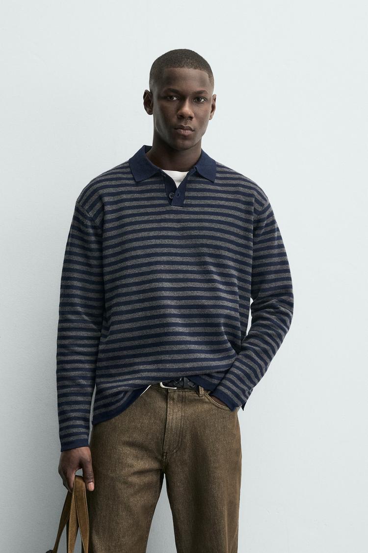 ZARA SOFT KNIT POLO SHIRT